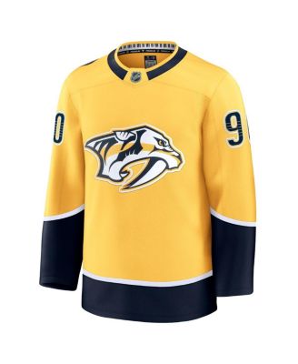 Men's Ryan O'Reilly Yellow Nashville Predators Home Premium Jersey