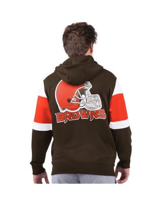 Men's Brown Cleveland Browns Extreme Full-Zip Hoodie
