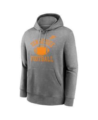 Men's Heather Gray Tennessee Volunteers Legacy Football Icon Club Fleece Pullover Hoodie