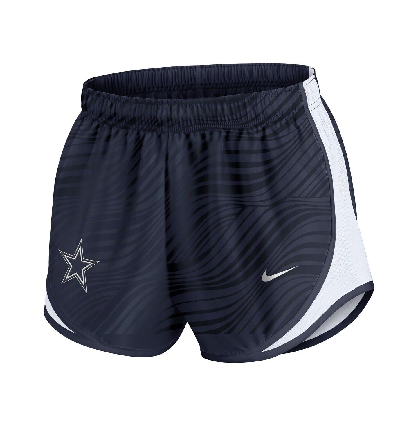 Женские шорты Nike Navy Dallas Cowboys Tempo Performance — фото 2