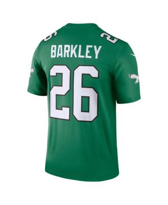 Men's Saquon Barkley Kelly Green Philadelphia Eagles Alternate Legend Jersey