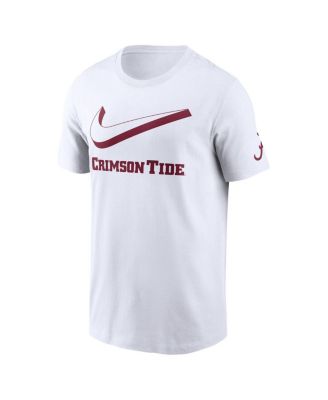 Men's White Alabama Crimson Tide Primetime 2-Hit Swoosh T-Shirt