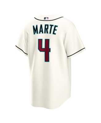 Men's Ketel Marte Cream Arizona Diamondbacks Home Replica Jersey