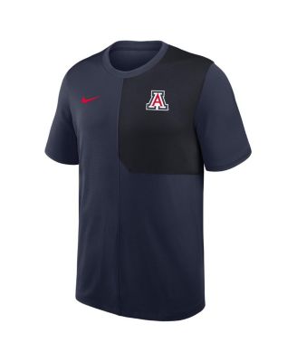 Men's Navy Arizona Wildcats 2025 Sideline UV Performance Coach T-Shirt