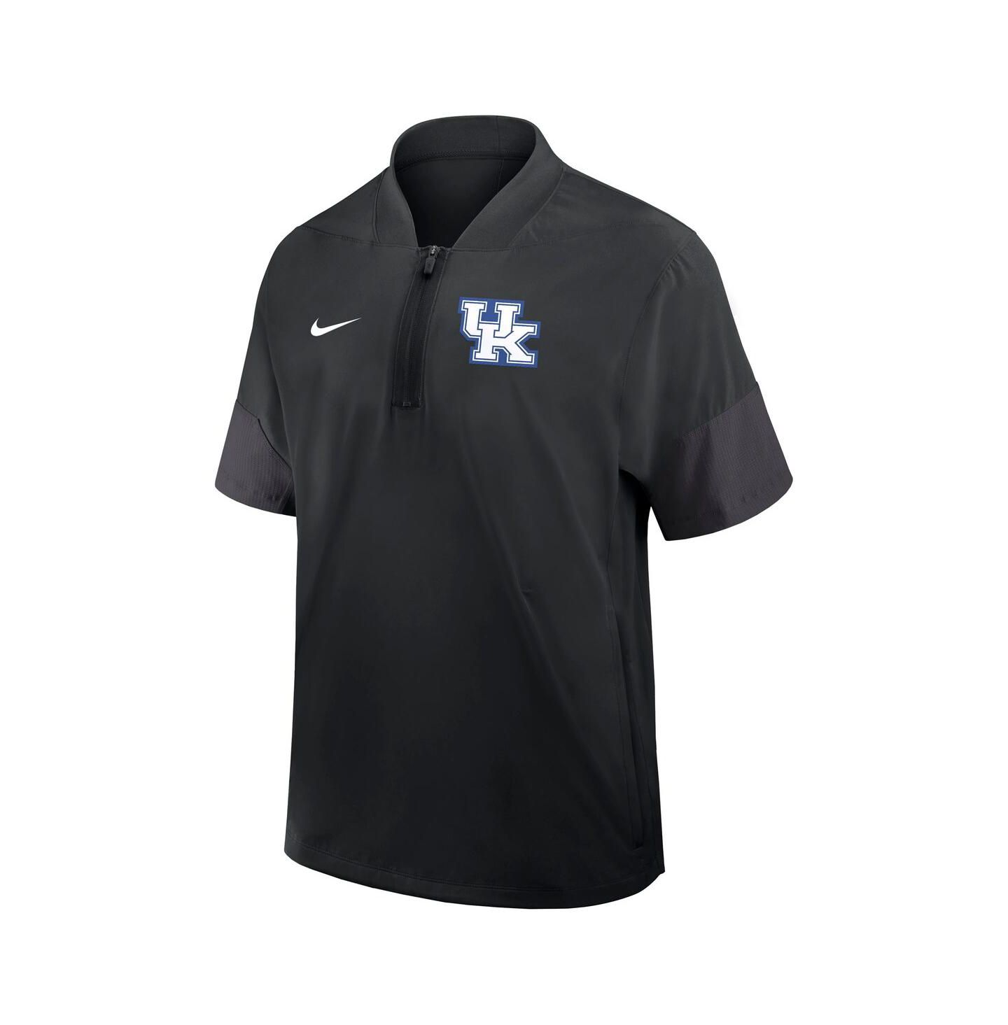 Мужская куртка Nike Black Kentucky Wildcats 2025 Sideline Coaches Lightweight Short Sleeve — фото 2