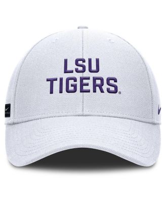 Men's White LSU Tigers Rise Practice Adjustable Hat