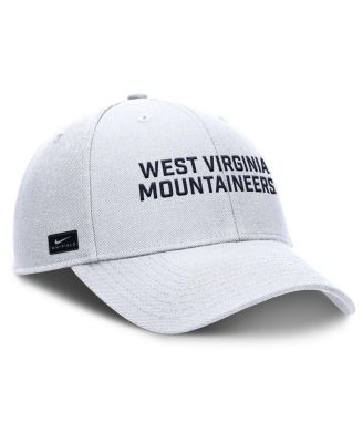 Men's White West Virginia Mountaineers Rise Practice Adjustable Hat
