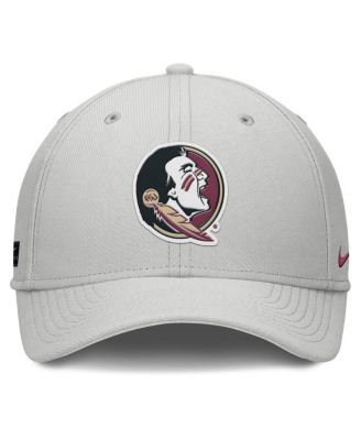 Men's Gray Florida State Seminoles Rise Practice Performance Adjustable Hat