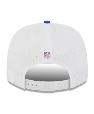 Men's White/Royal New York Giants 2025 NFL Training Camp 9SEVENTY Adjustable Hat