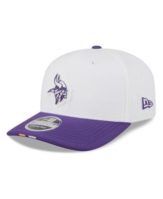 New Era - Men's White/Purple Minnesota Vikings 2025 NFL Training Camp 9SEVENTY Adjustable Hat
