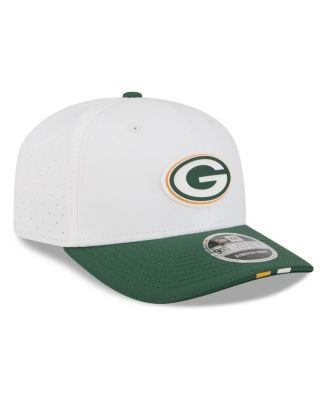 Men's White/Green Green Bay Packers 2025 NFL Training Camp 9SEVENTY Adjustable Hat