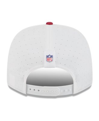 Men's White/Cardinal Arizona Cardinals 2025 NFL Training Camp 9SEVENTY Adjustable Hat