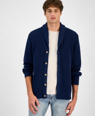 Sun + Stone Men's Alvin Cardigan Sweater, Created for Macy's