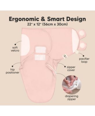 3pk Soothe Zippy Baby Swaddles 0-6 Months, Newborn Sleep Sacks, Zipper Swaddle, Wearable Swaddle Blanket