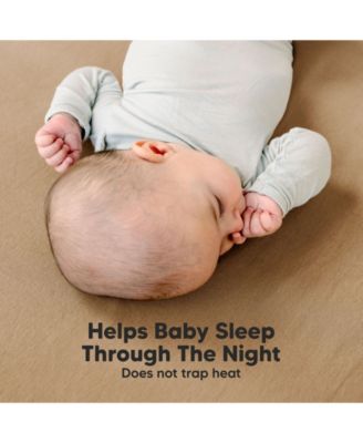 2pk Soothe Fitted Crib Sheets Neutral, Baby Crib Sheets, Fits Standard Nursery Baby Mattress