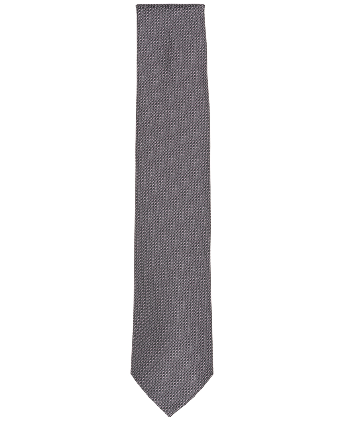 Michael Kors Men's Ketchum Micro Print Classic Tie In Gray
