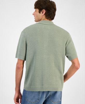 Men's Short-Sleeve Cardigan, Macy's Exclusive