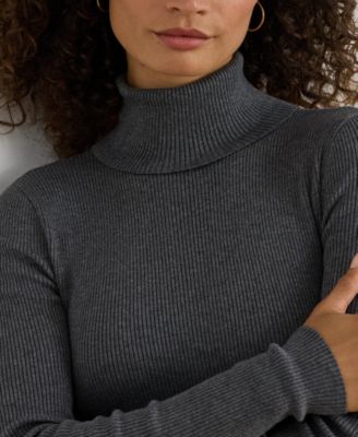 Ribbed Turtleneck Sweater