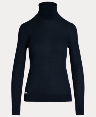 Women's Silk-Blend Turtleneck Sweater
