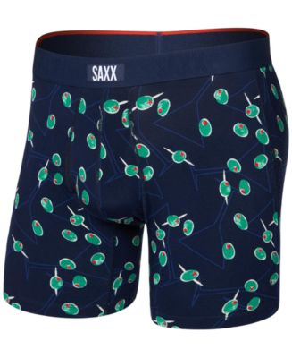 SAXX Men's Xtra Slim-fit Vibe Printed Boxer Briefs - Macy's