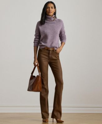 Lauren Ralph Lauren - Women's Coated High-Rise Boot Jeans
