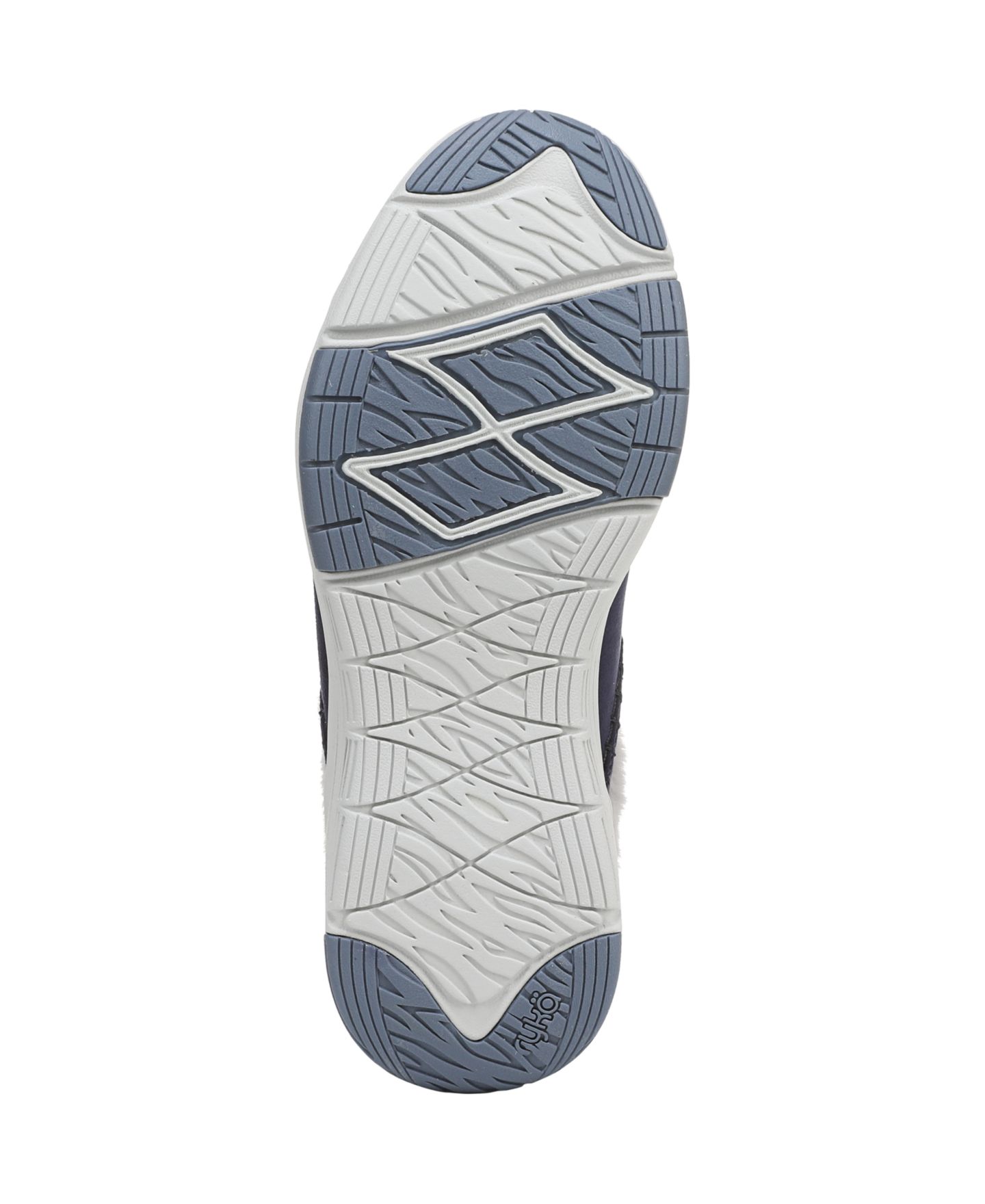 Женские сабо Ryka Arrow Mule Round Toe Slip On, цвет: Синий искусственный замшевый — фото 5