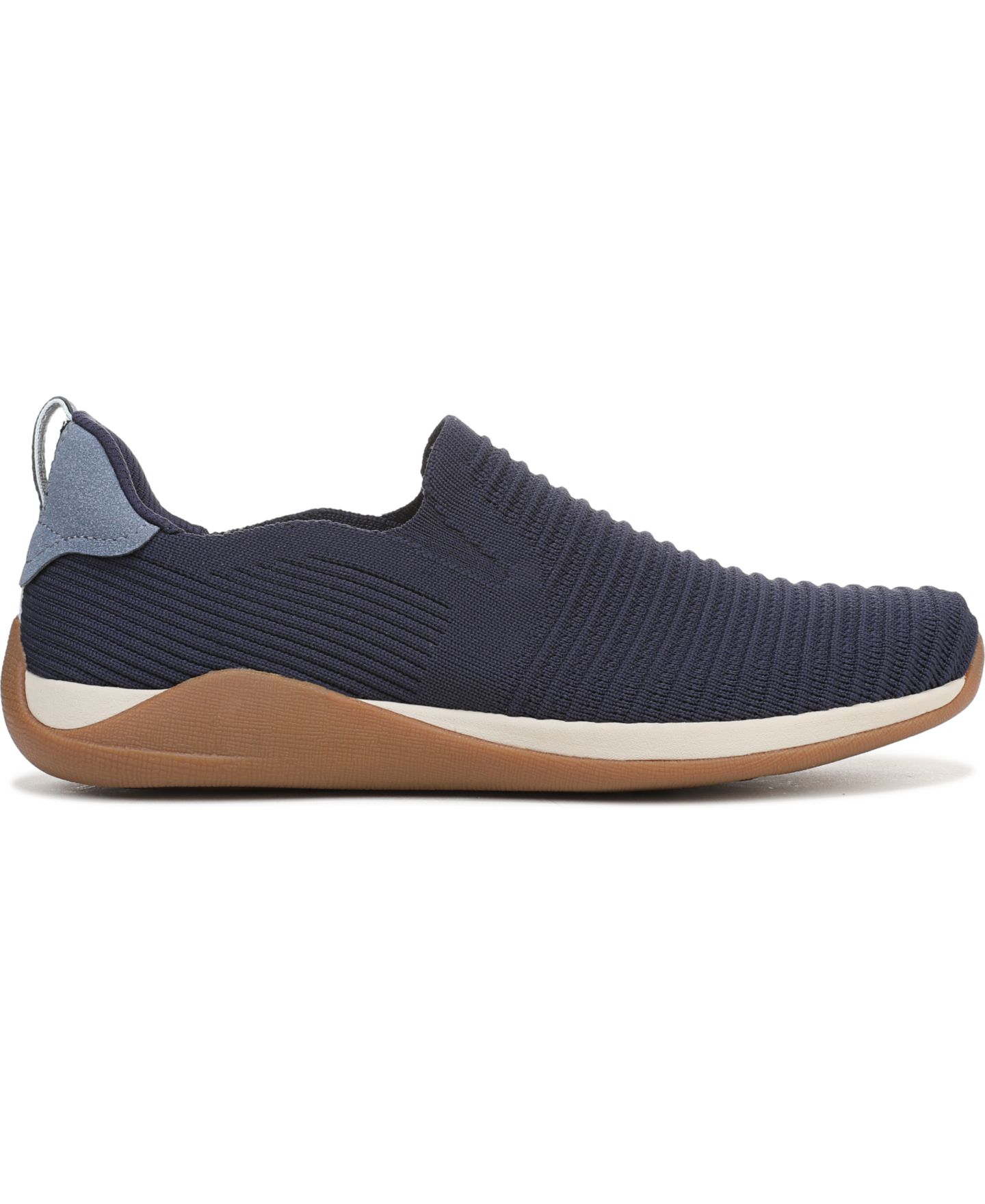 Женские кроссовки Ryka Era Knit Washable Slip On, цвет: Синий вязаный — фото 2