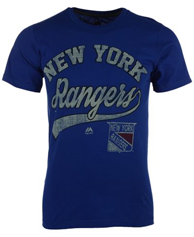 Majestic Men's New York Rangers Vintage Inspired Performance T-Shirt