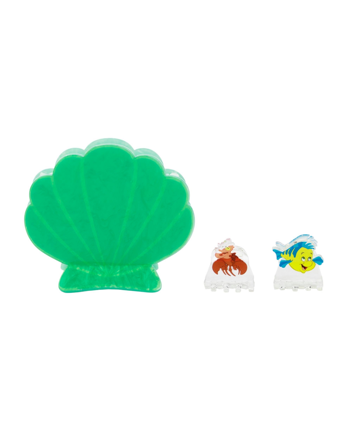 Little Mermaid Sebastian & Flounder 3-Piece Hair Clip Set - Disney little mermaid