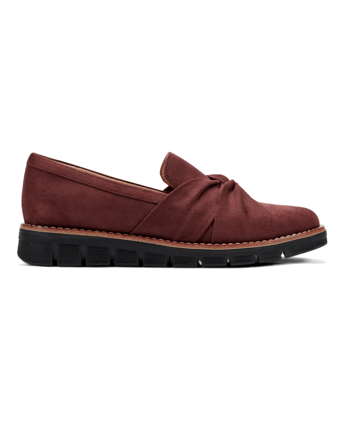 Easy Spirit Women's Vitalia Eflex Ruched Slip-on Loafers In Red