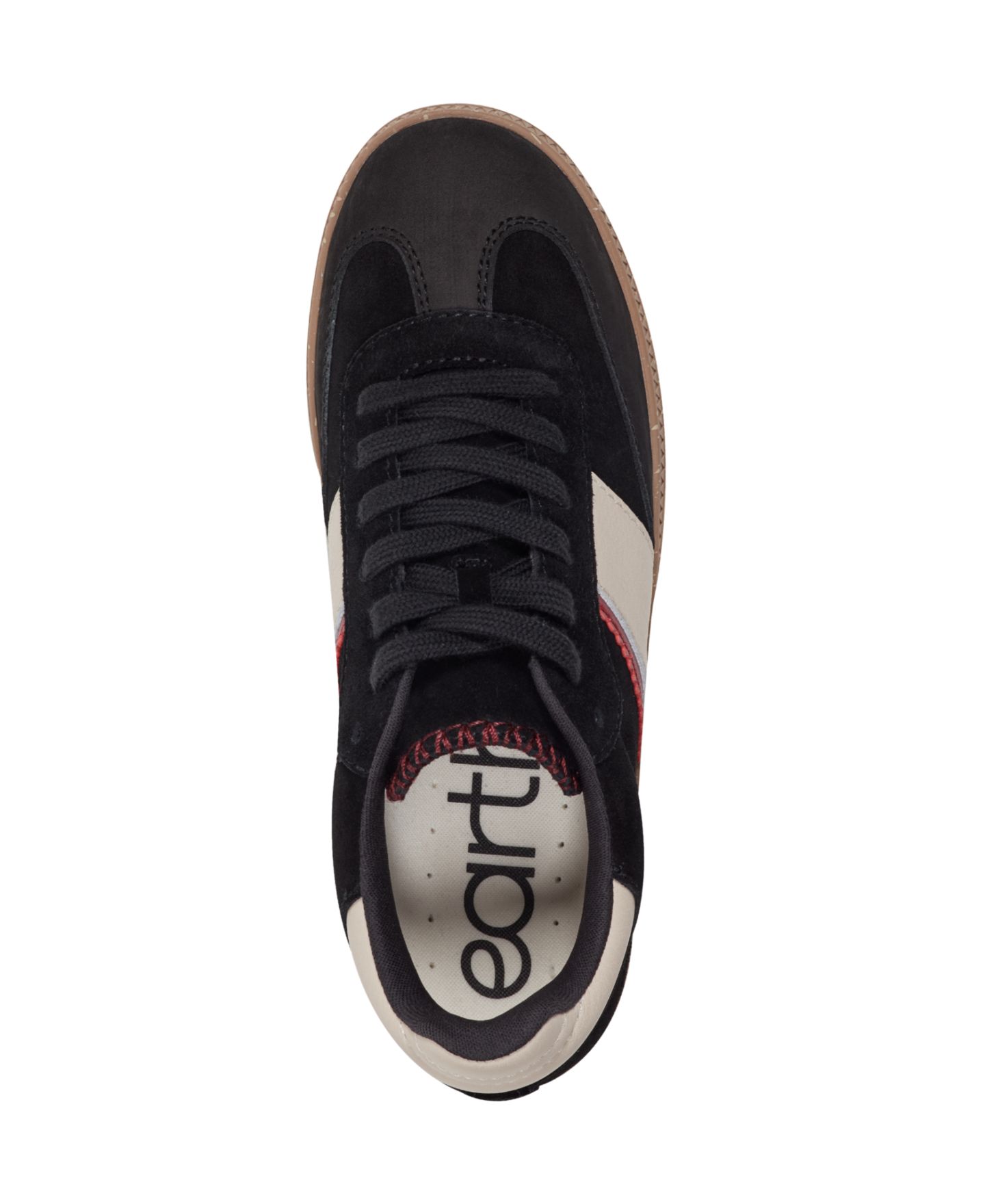 Женские кроссовки Earth Penny Stripe Lace-Up, цвет: Чёрный — фото 4