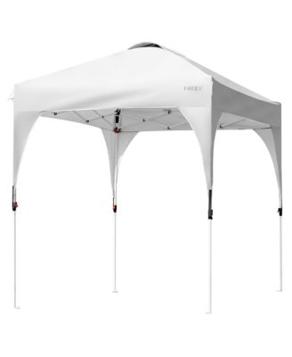 6.6x6.6 FT Pop up Canopy Tent Shelter Height Adjustable w/ Roller Bag