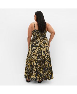 Plus Size Kehlani Print Maxi Dress