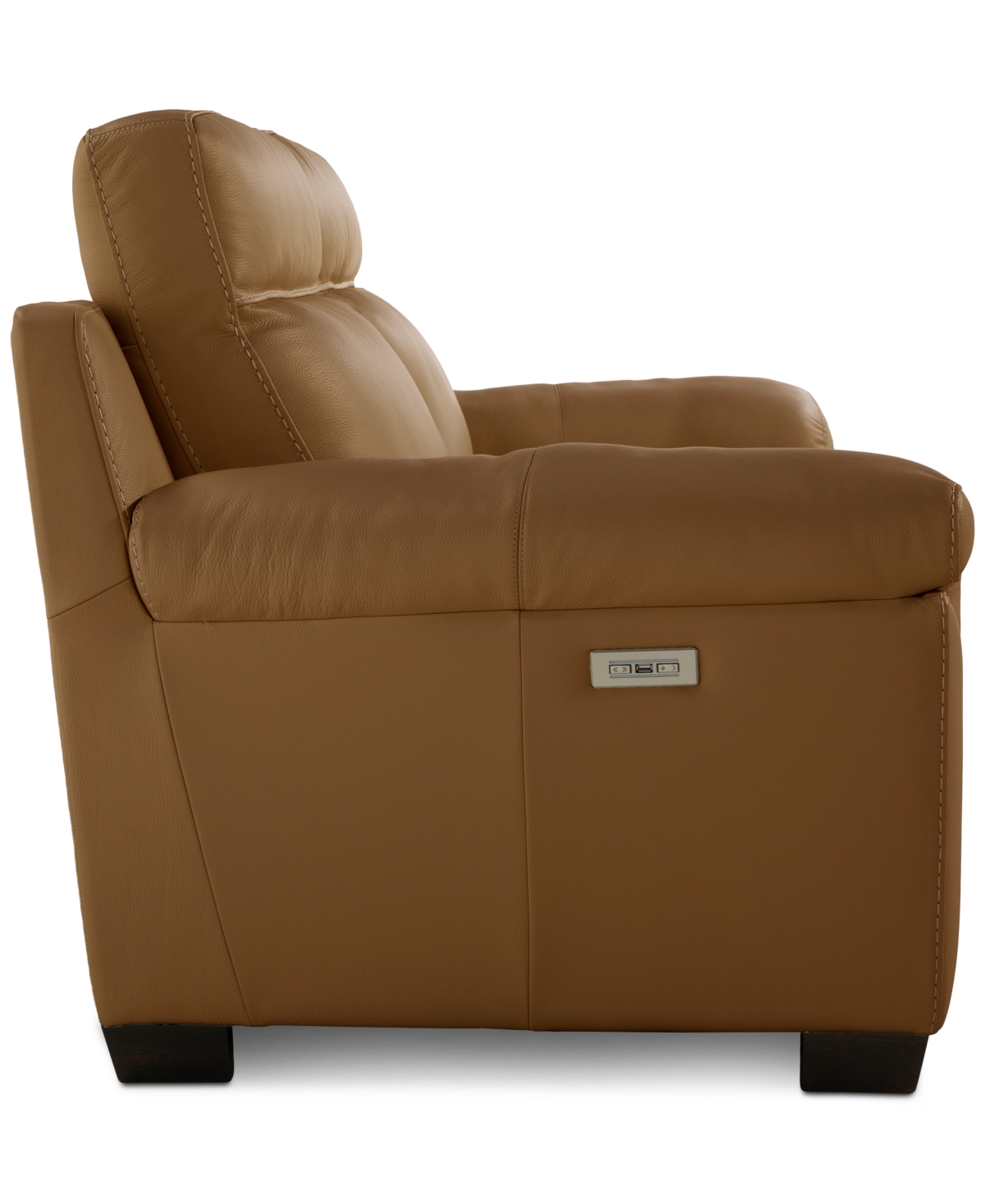 Macy's Julius Ii 2-pc. Leather Sofa With 2 Power Recliners, Exclusively At  In Brown