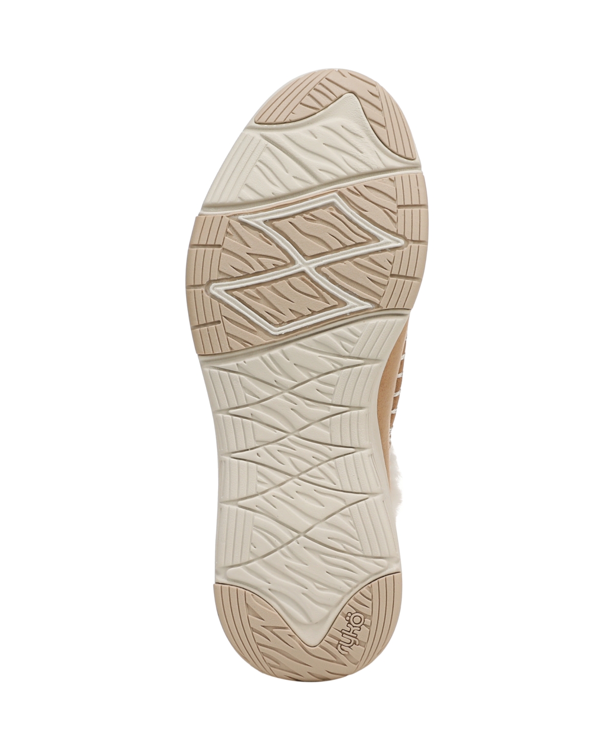 Ryka Rykä Arrow Faux Fur Trim Slip-on Bootie In Brown