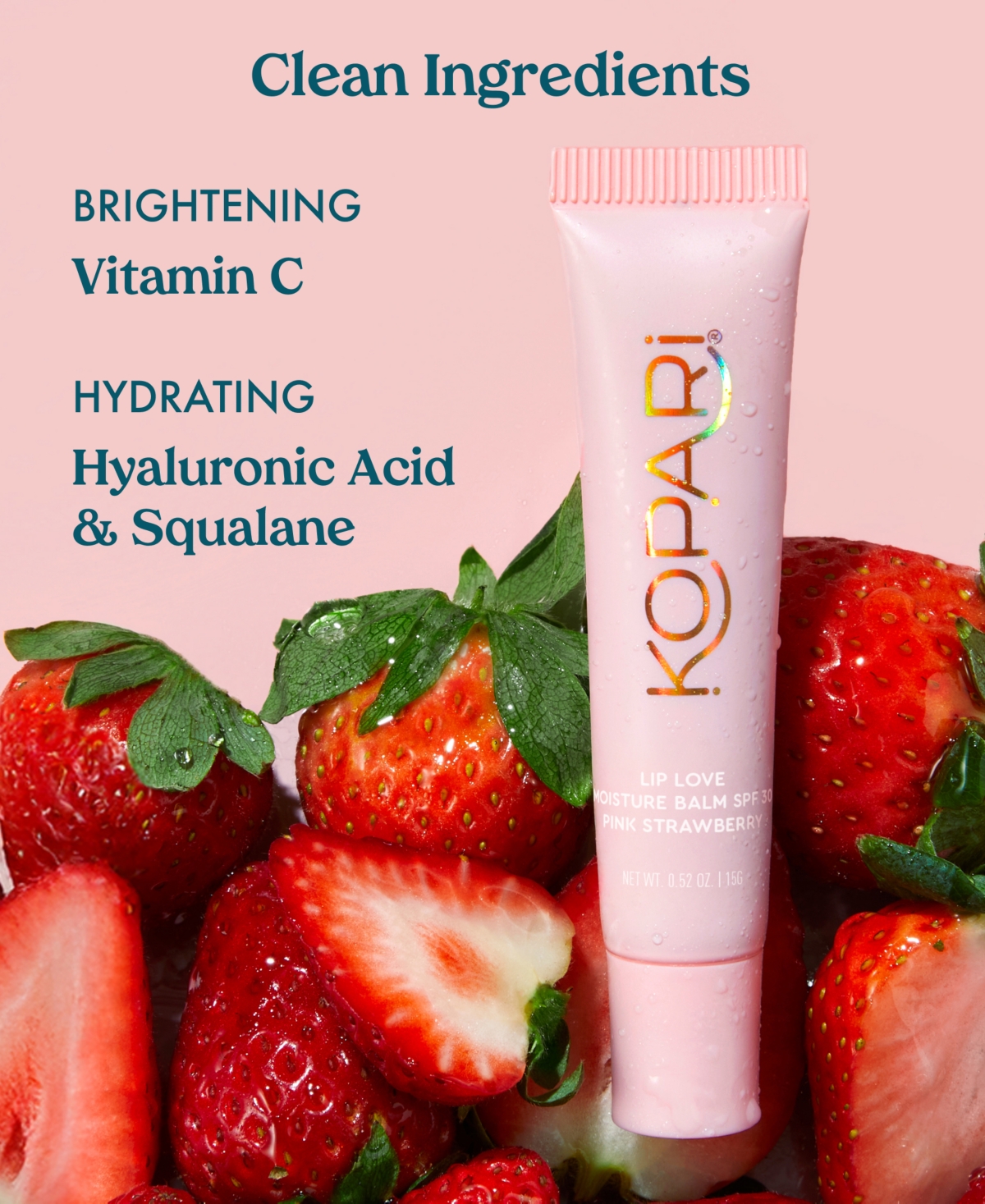Kopari Beauty Lip Love Moisture Balm Spf 30 In Transparent
