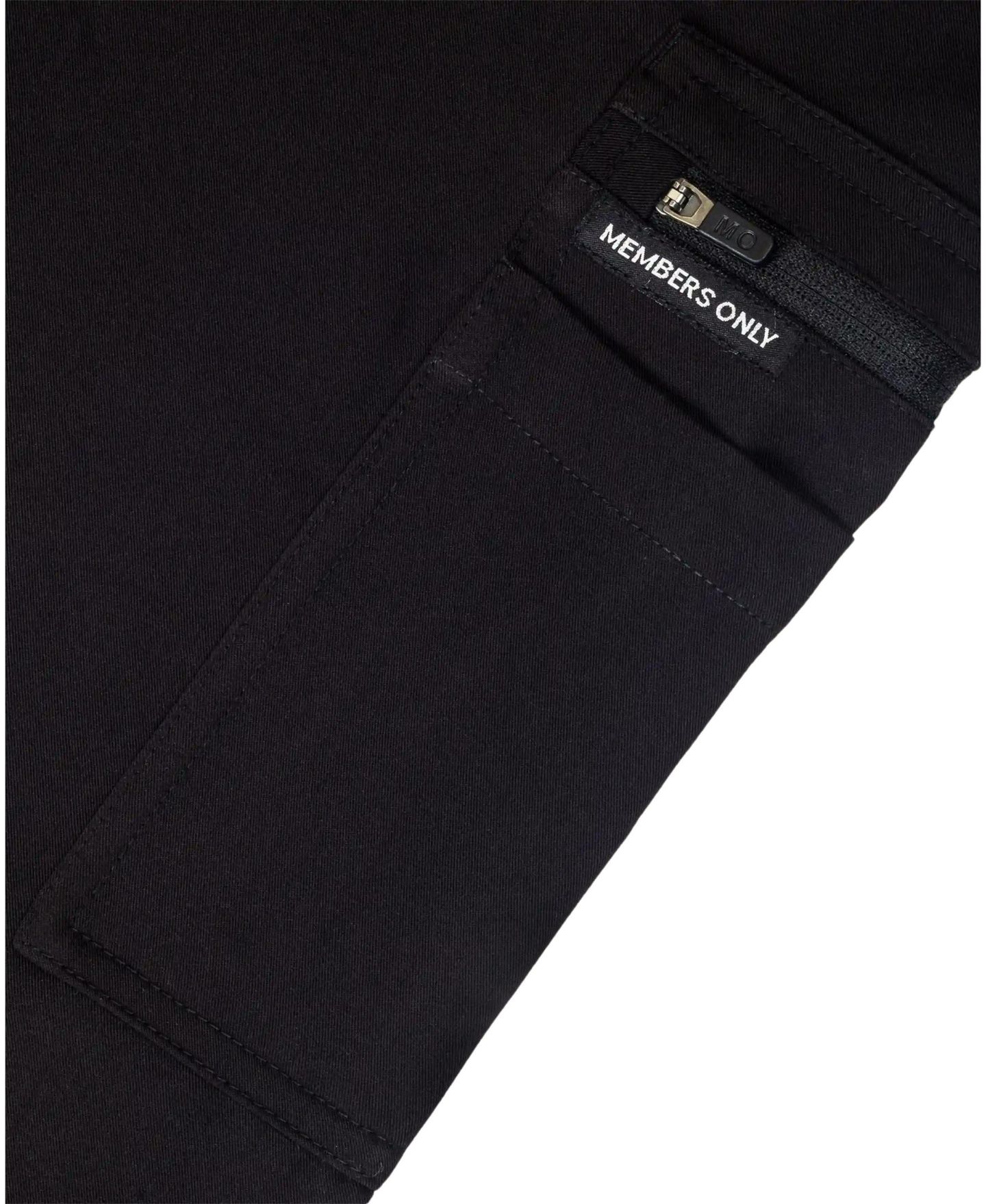 Мужские брюки Members Only London Jogger Scrub Pants for Men, цвет: Чёрный — фото 9