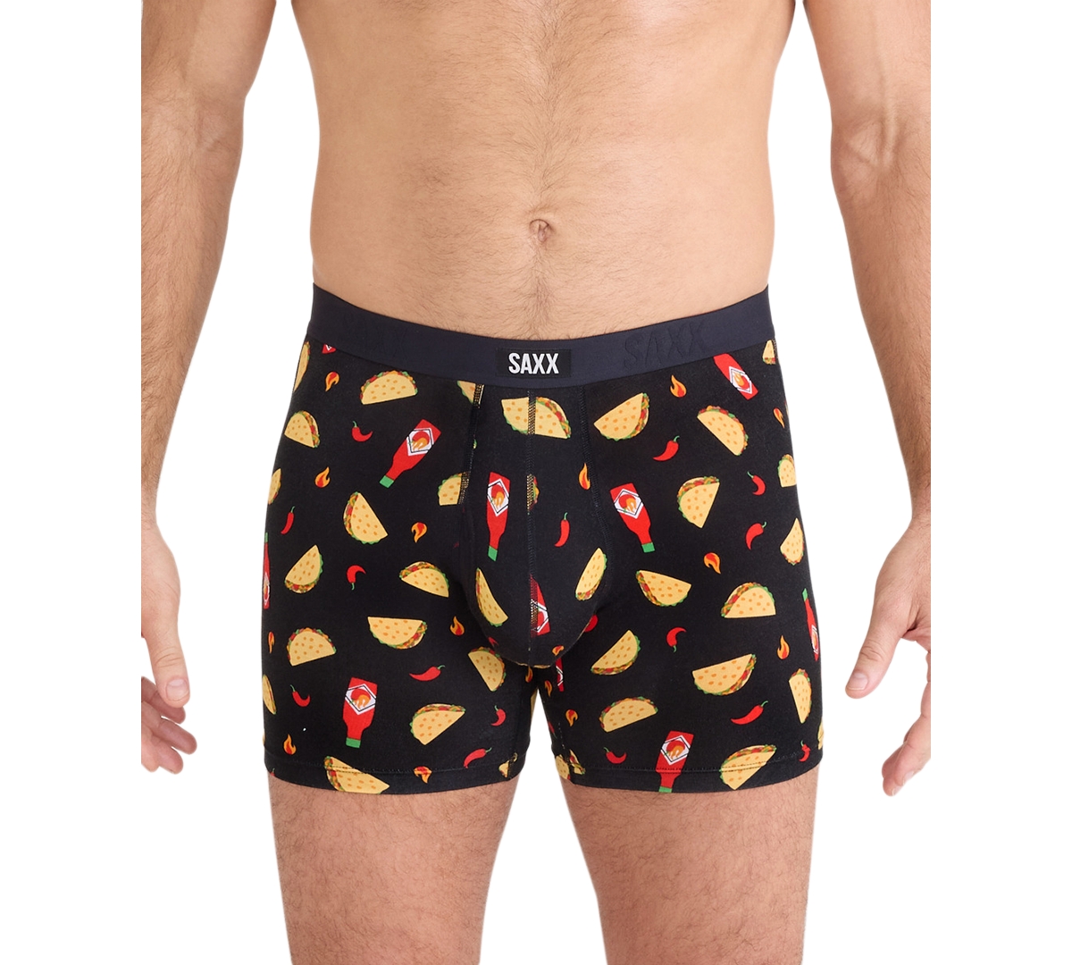 Saxx Men's Vibe Xtra Soft Comfort 2-pk Boxer Briefs In Black