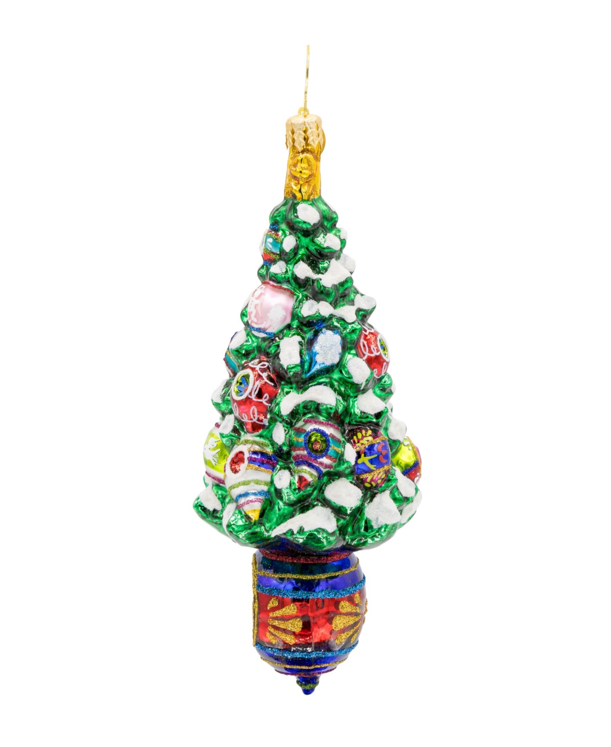 Christopher Radko Vintage Holiday Spruce Ornament In Multi
