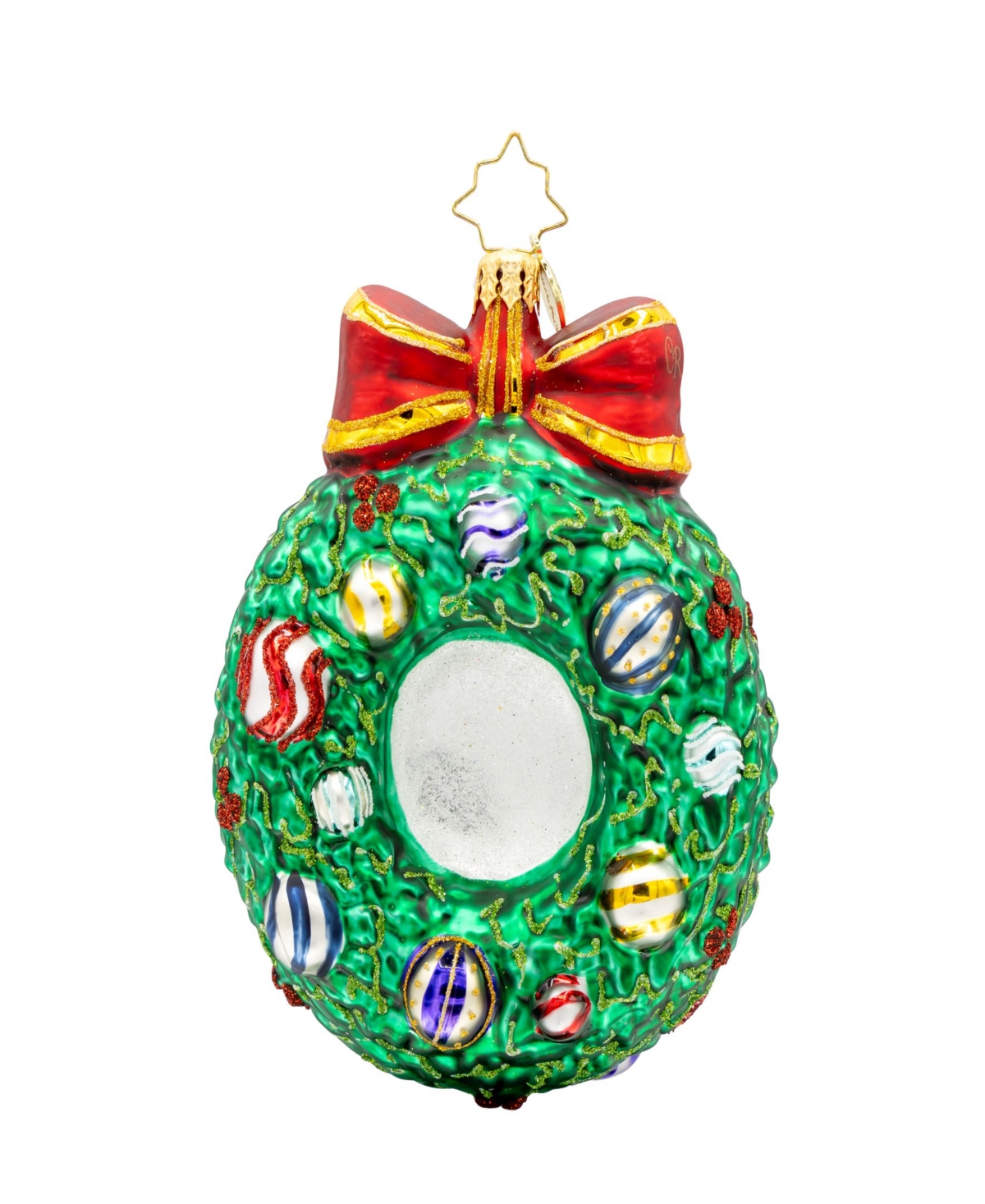 Christopher Radko Santa Smiling Through 2025 Ornament In Multi