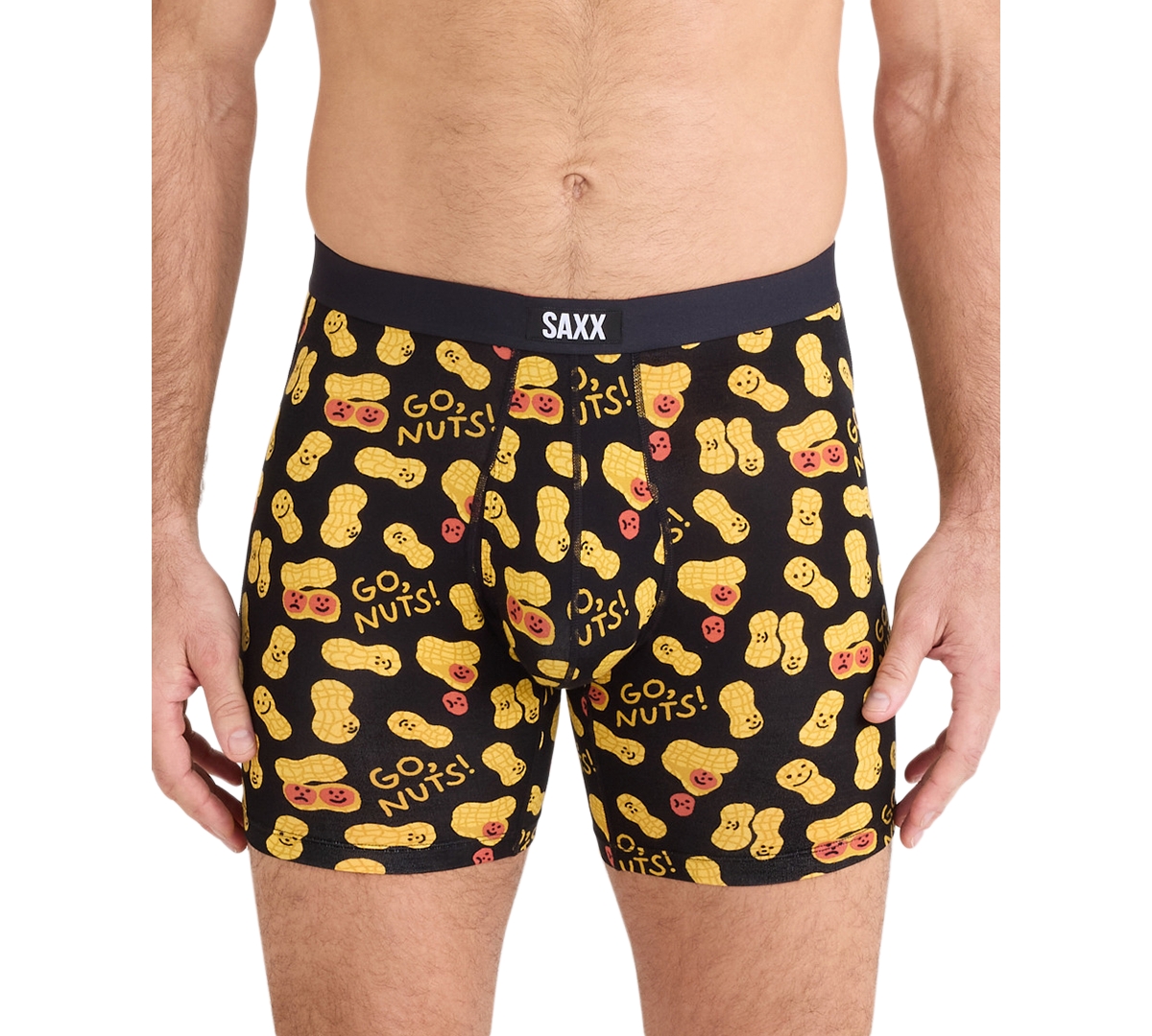 Saxx Vibe Xtra Boxer Briefs In Black