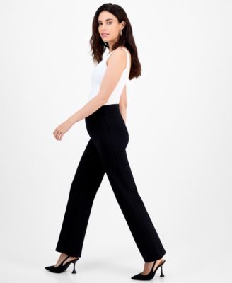 Petite High-Rise Bootcut Pull-On Pants, Macy's Exclusive