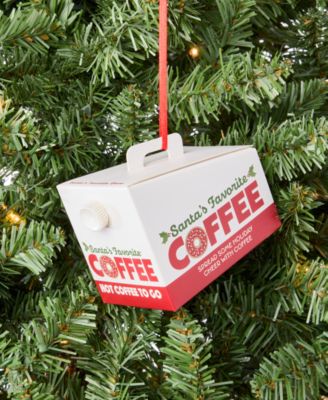 Foodie Coffee Box Ornament, Macy's Exclusive