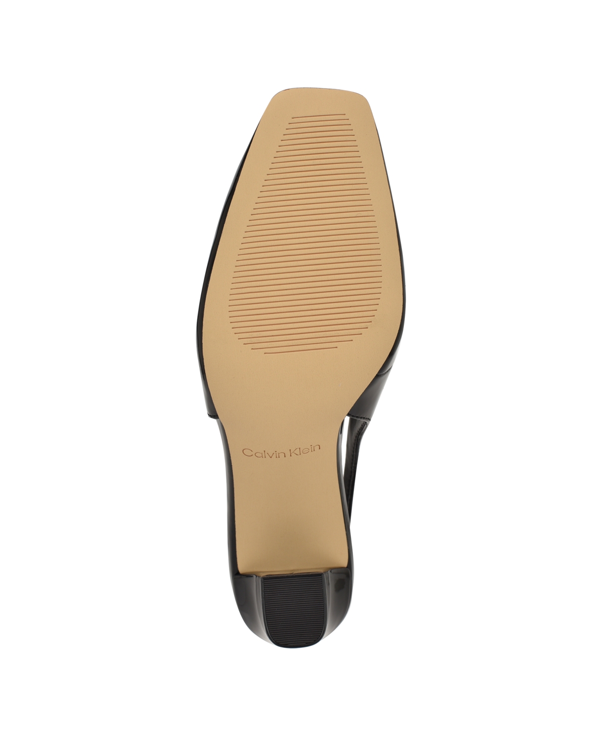 Calvin Klein Women's Raline Square Toe Slingback Pumps In Black