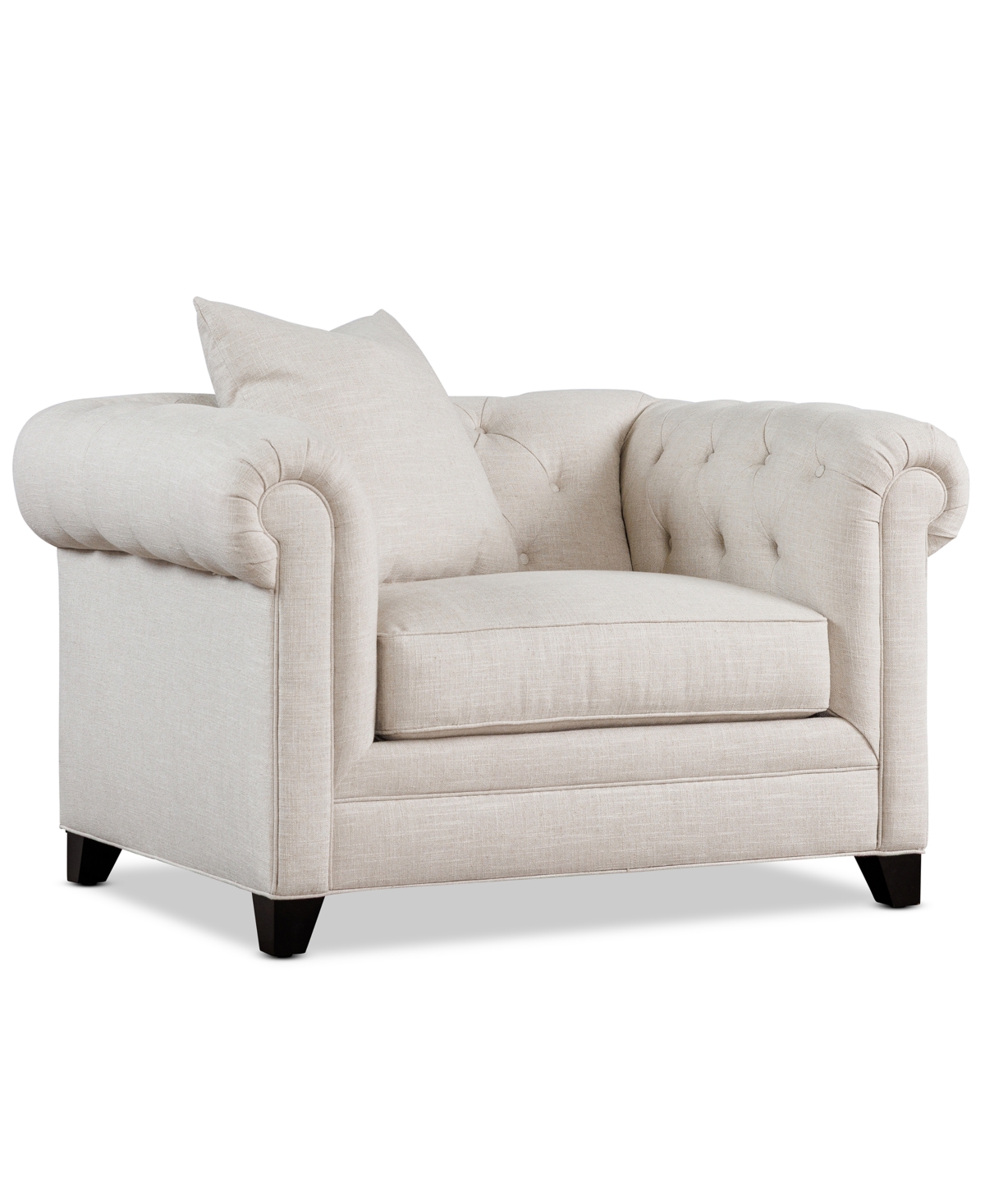 Jonathan Louis Kallison Fabric Arm Chair, Exclusively At Macy's In Sand