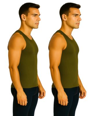 Men's 2-Pack Heavyweight Ribbed Tank Top