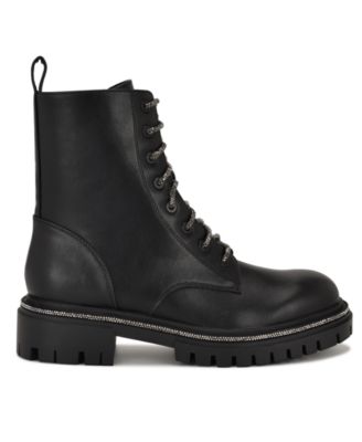 Women's Jarret Embellished Lug Sole Combat Boots