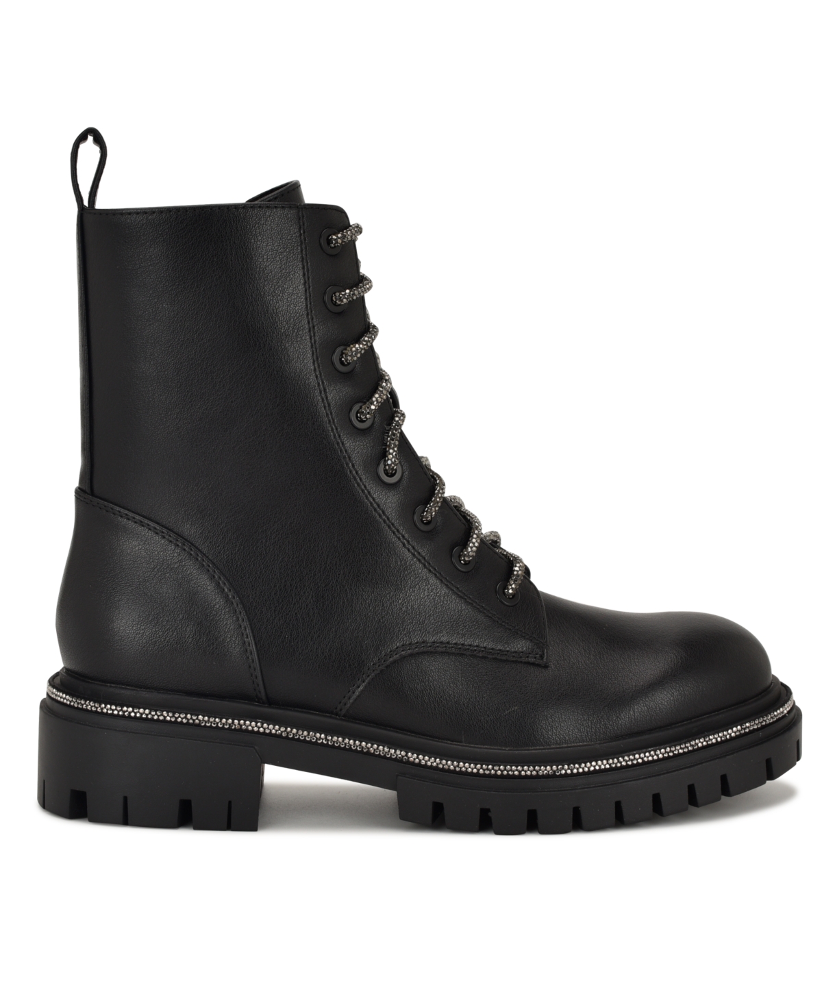 Nine West Jarret Lug Sole Boot In Black