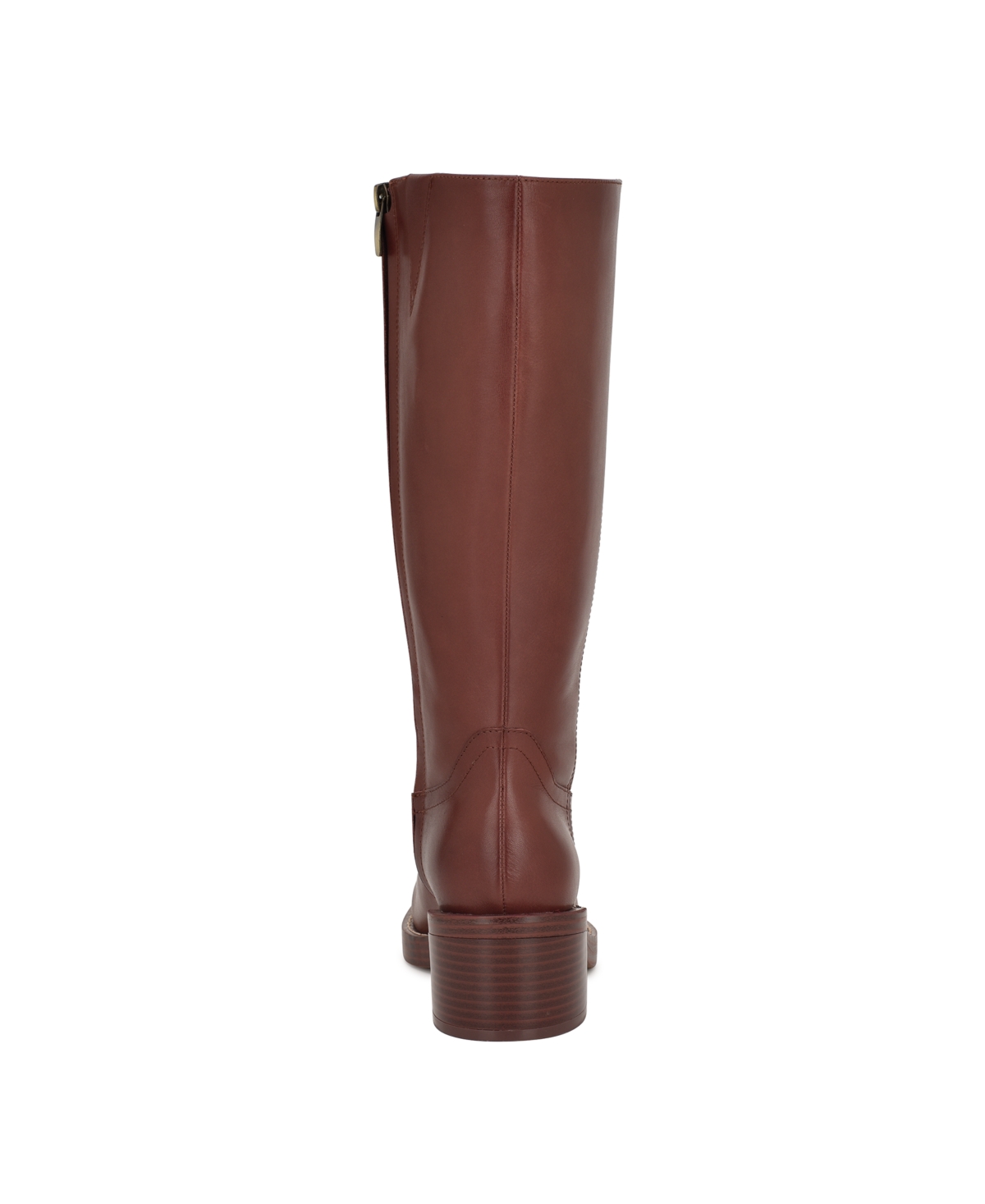 Nine West Broklyn Block Heel Boot In Brown