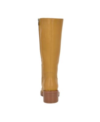 Women's Broklyn Tall Leather Block Heel Boots